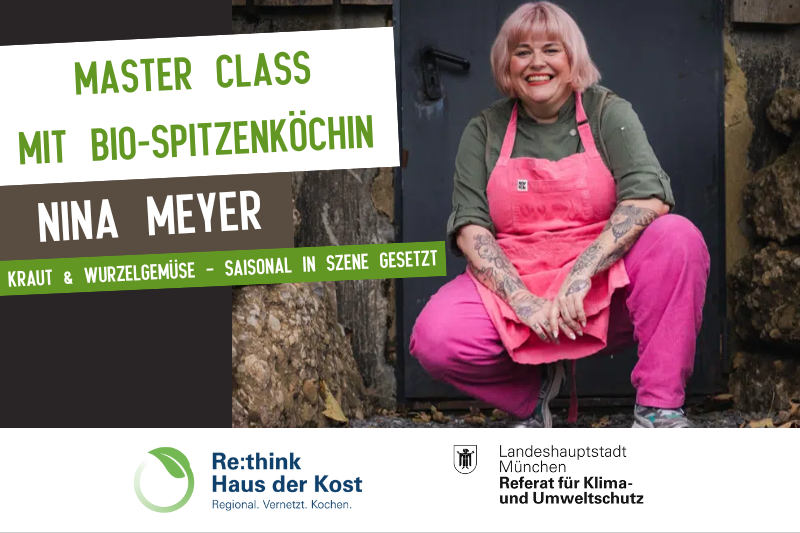 Master Class mit Bio-Spitzenköchin Nina Meyer: Kraut & Wurzelgemüse – Saisonal in Szene gesetzt